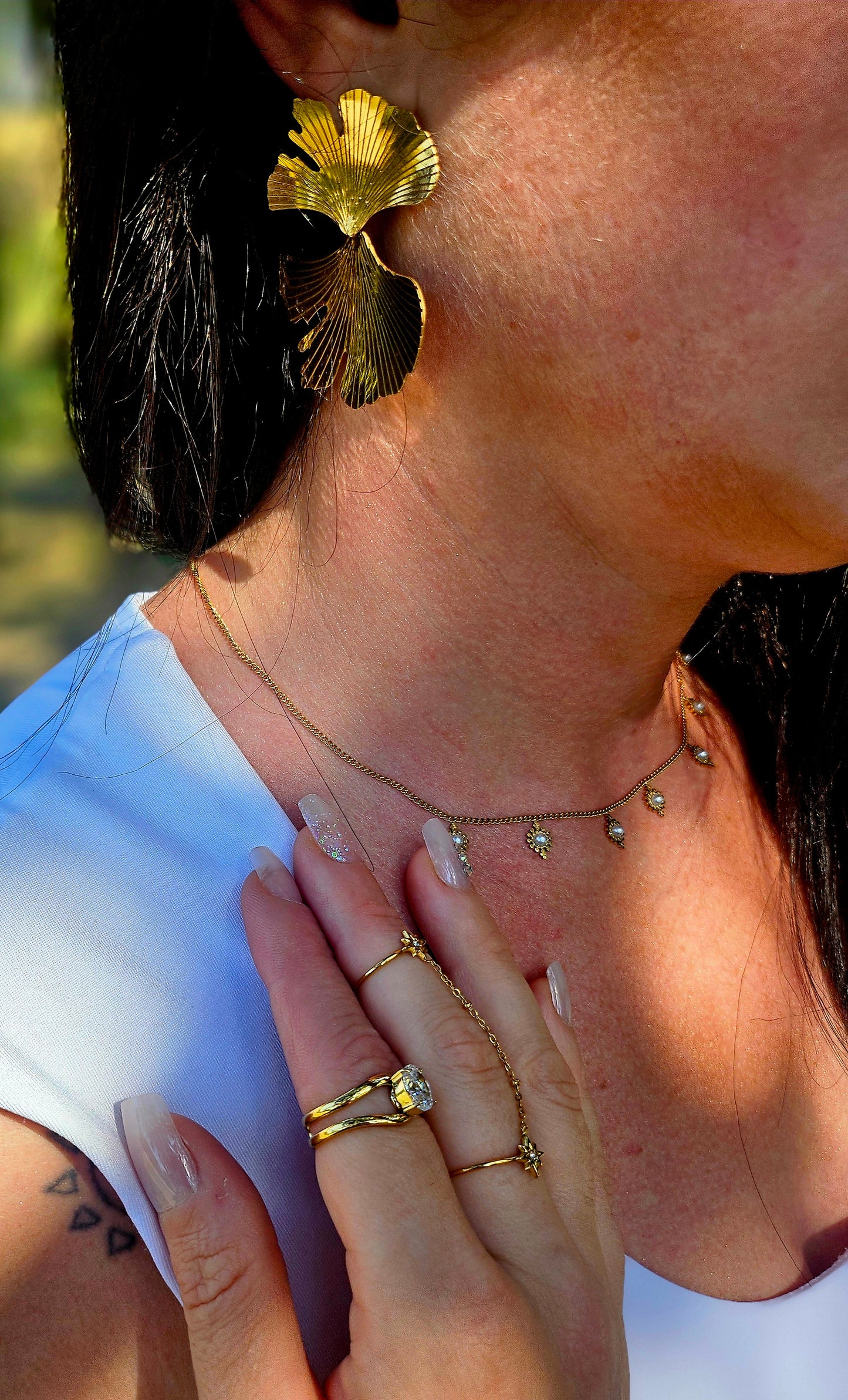 🌙 Collier Lunaflora 🌸