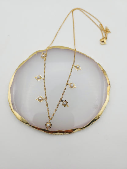 🌙 Collier Lunaflora 🌸